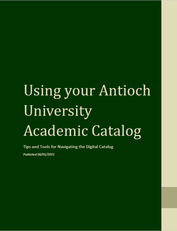 Click here for the Catalog User Guide